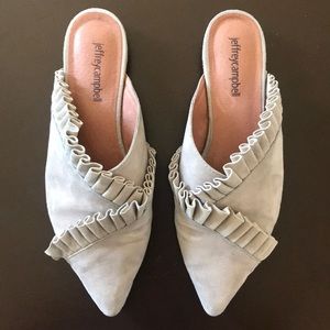 Jeffrey Campbell grey mules